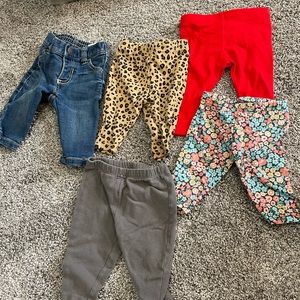 lot of 0-3 month pants